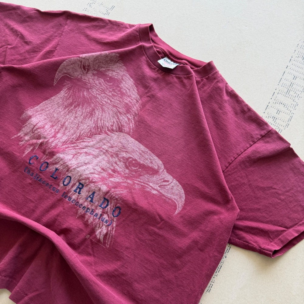 Vintage 90s Oneita Colorado Eagle T-shirt